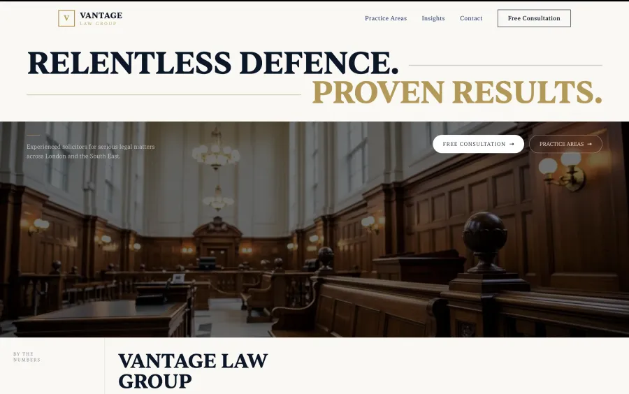 Law Firm — Homepage